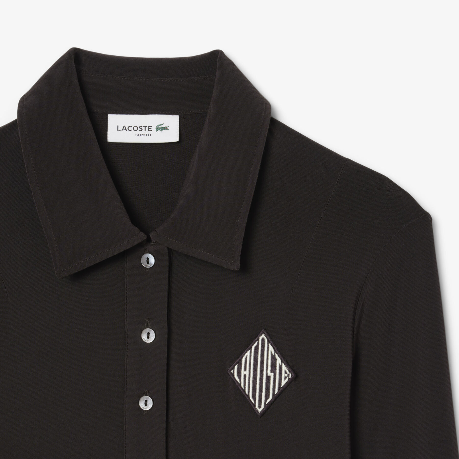 Embroidered Badge Slim Fit Polo Dress - EF9784-00-3LA