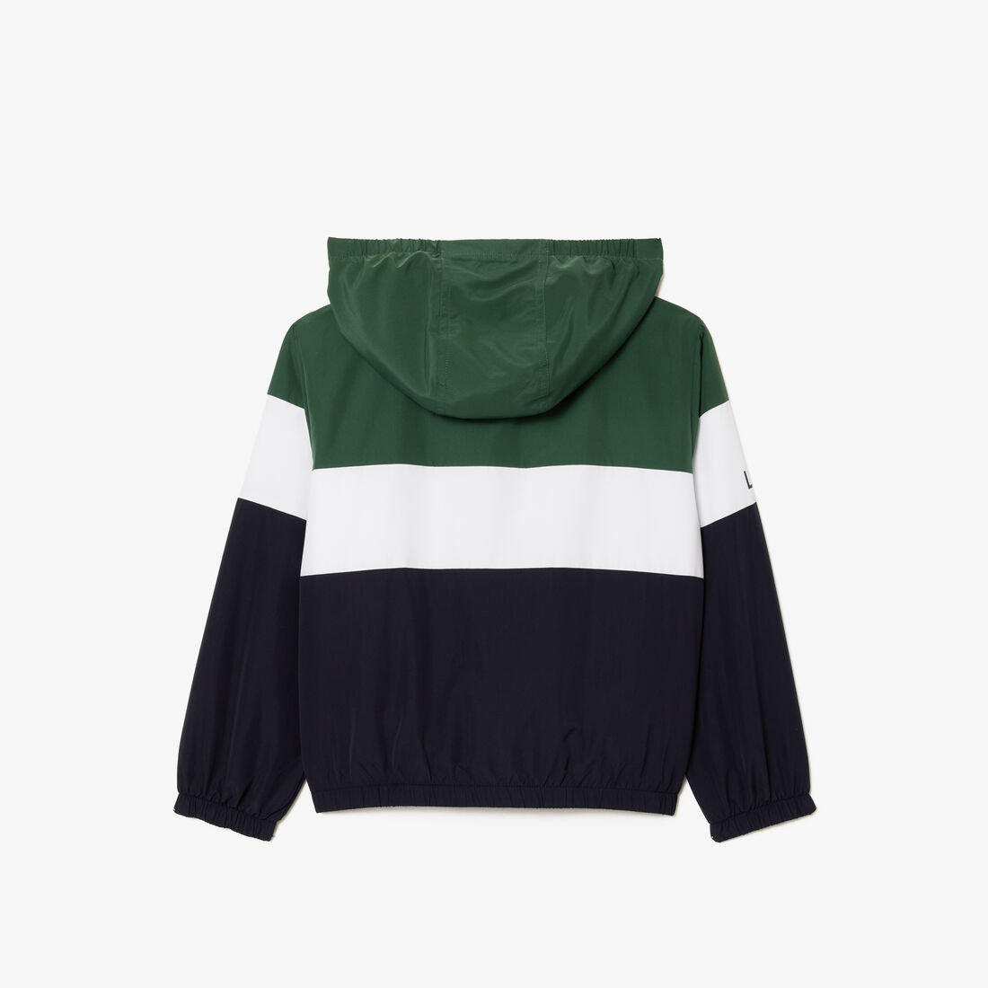 Kids' Lacoste Recycled Polyester Zipped Hooded Jacket Kids' Lacoste Recycled Polyester Zipped Hooded Jacket - BJ5285-00-KID