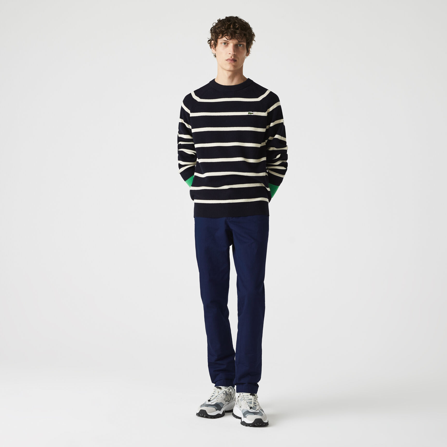 سروال التشينو للرجال من القطن والكتان