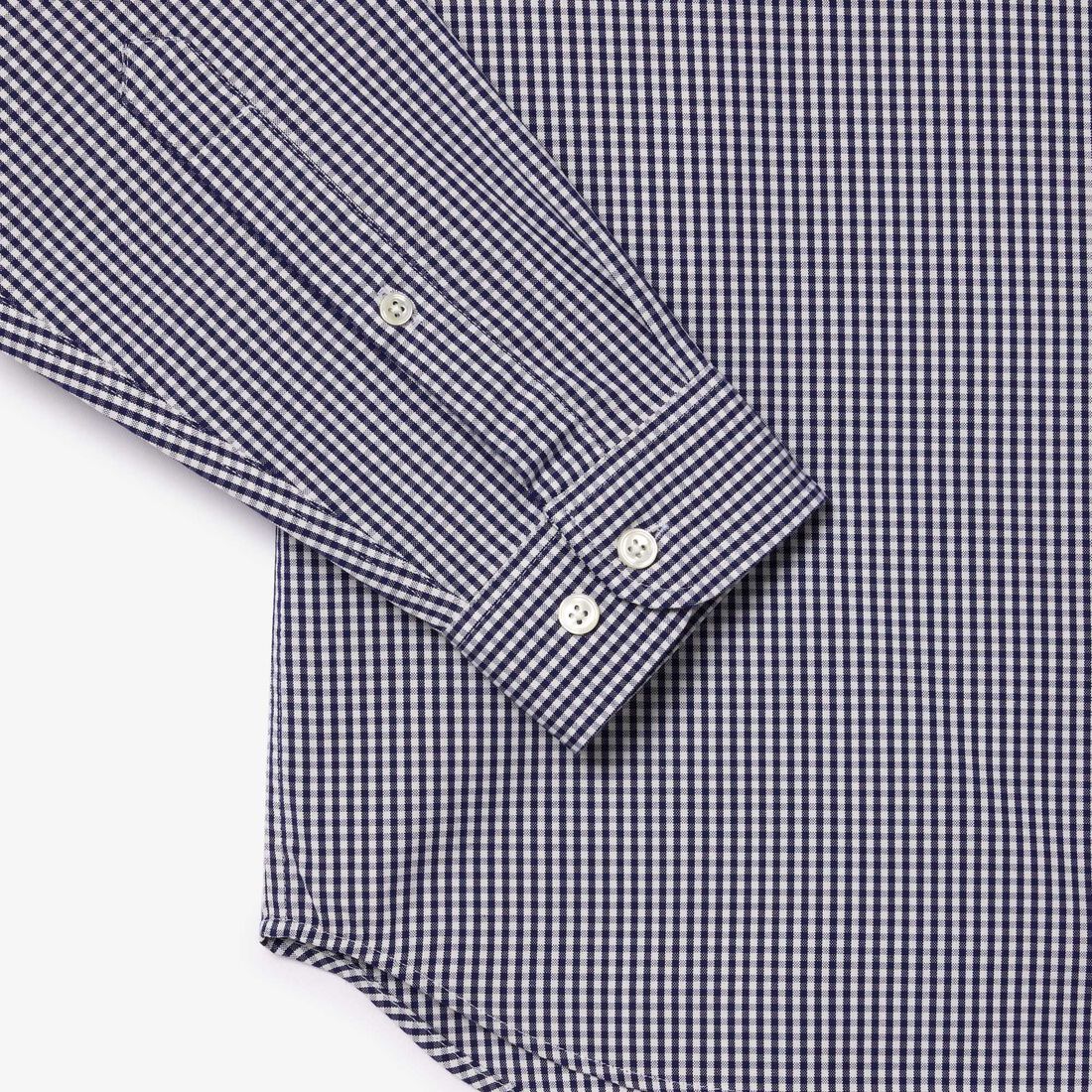 قميص قطن فاخر بقصة عادية للرجال Regular Fit Checked Cotton Shirt - CH2932-00-522