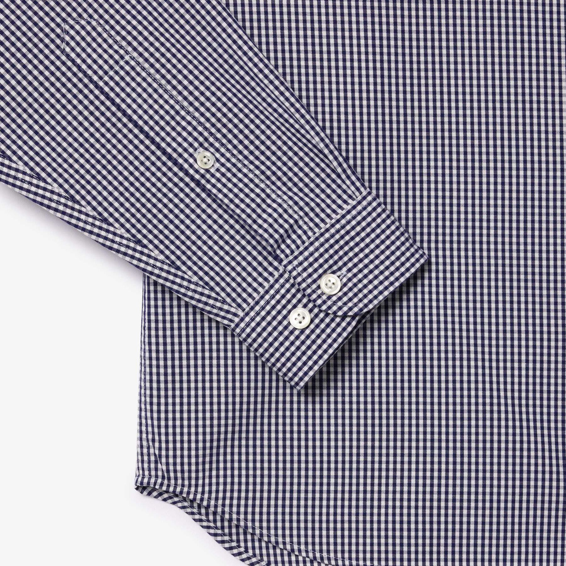 قميص قطن فاخر بقصة عادية للرجال Regular Fit Checked Cotton Shirt - CH2932-00-522
