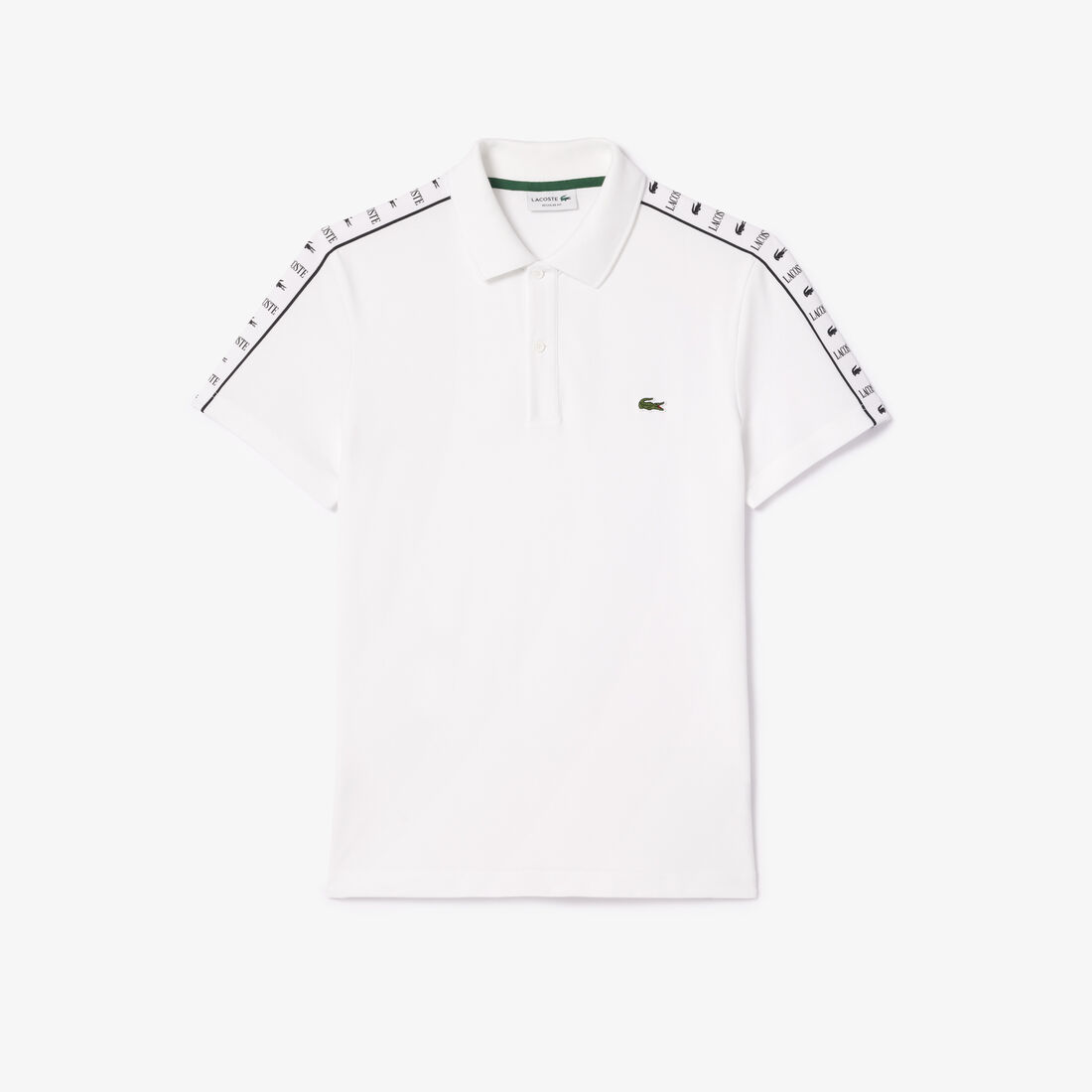 Contrast Stripe Pique Polo Shirt Logo Stripe Stretch Pique Polo Shirt - PH7398-00-001