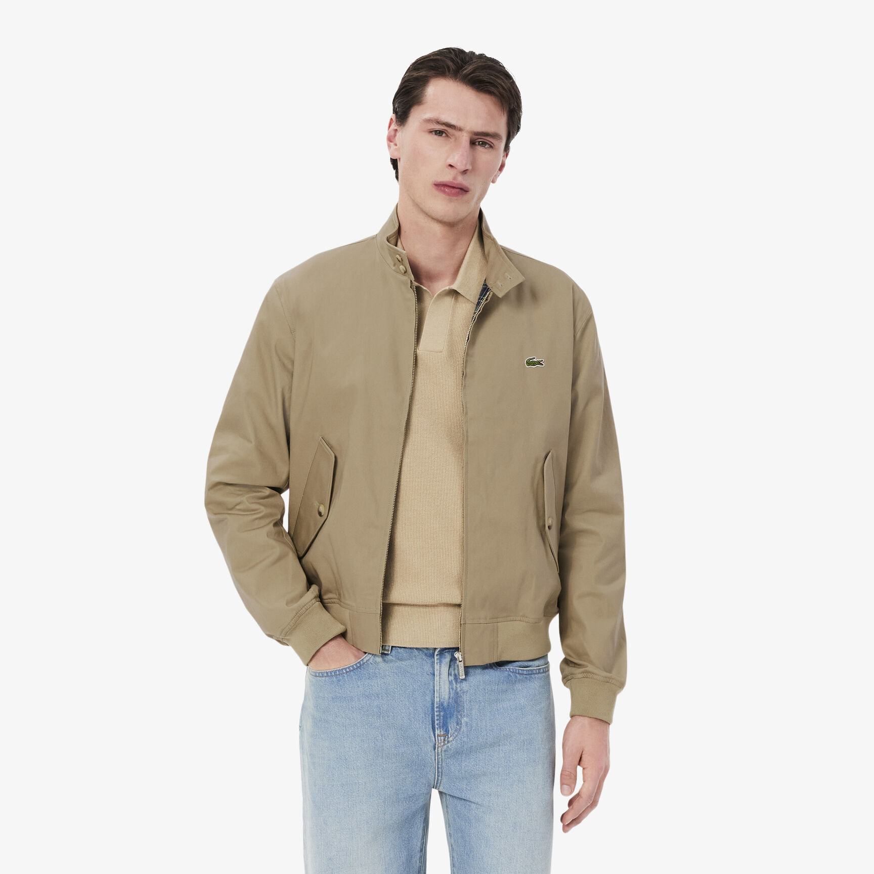 Water-Repellent Twill Harrington Jacket Water-Repellent Twill Harrington Jacket - BH7186-00-CB8