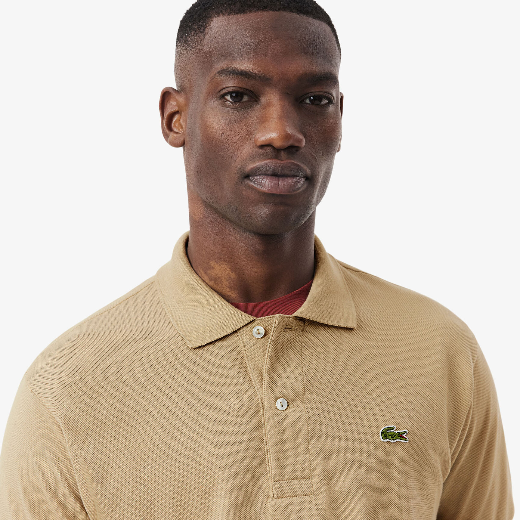 قميص بولو كلاسيكي L.12.12 أصلي Original L.12.12 petit pique cotton Polo Shirt - L1212-00-02S