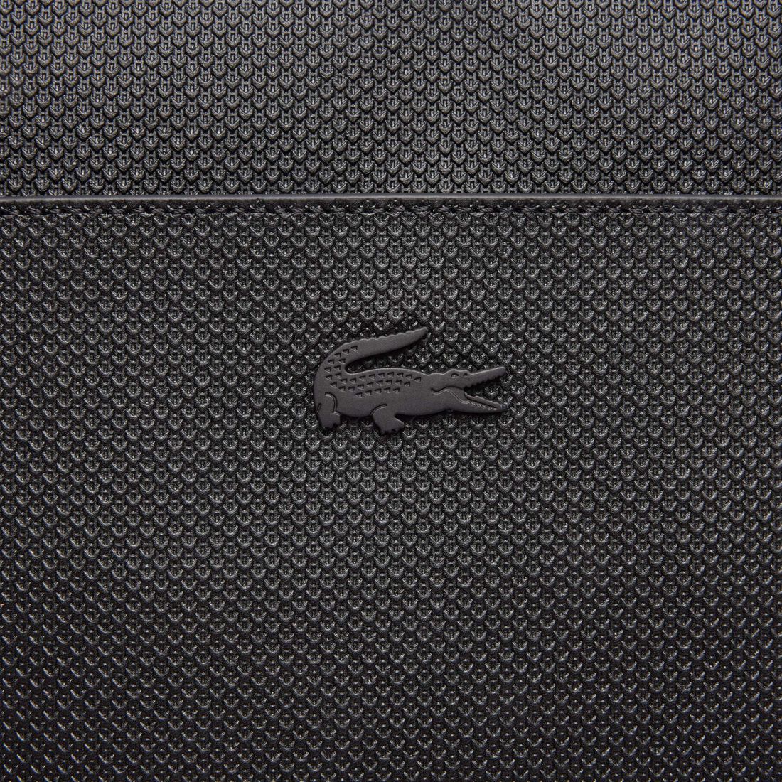 حقيبة مسطحة بسحّاب جلد بيكيه غير لامع للرجال مجموعة Chantaco Men's Chantaco Matte Pique Leather Flat Zip Bag - NH2815CE-000