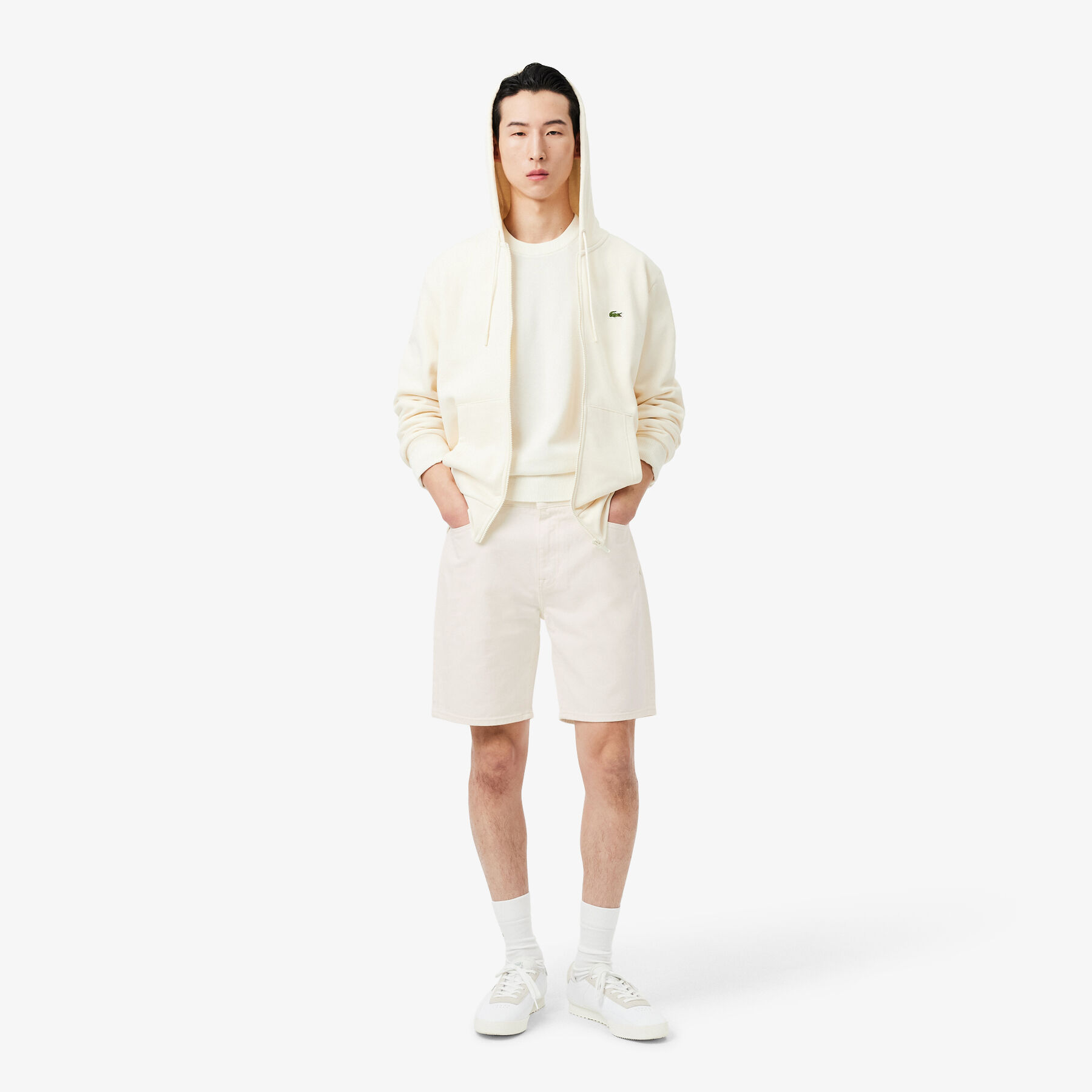 Straight Fit Denim Bermuda Shorts - FH9932-00-70V
