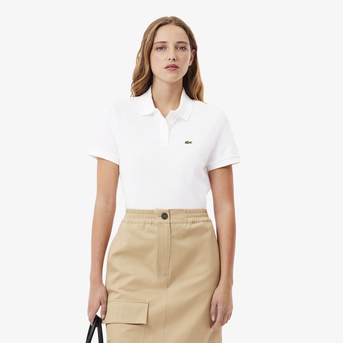 Women's Lacoste Regular Fit Soft Cotton Petit Pique Polo Shirt - PF7839-00-001