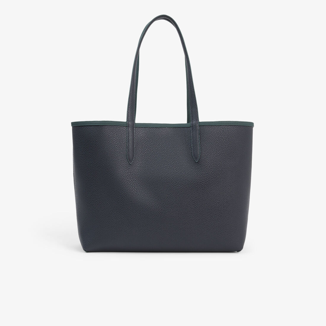 lacoste reversible tote with pouch