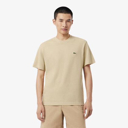 Heavy Cotton And Linen Pique T-shirt