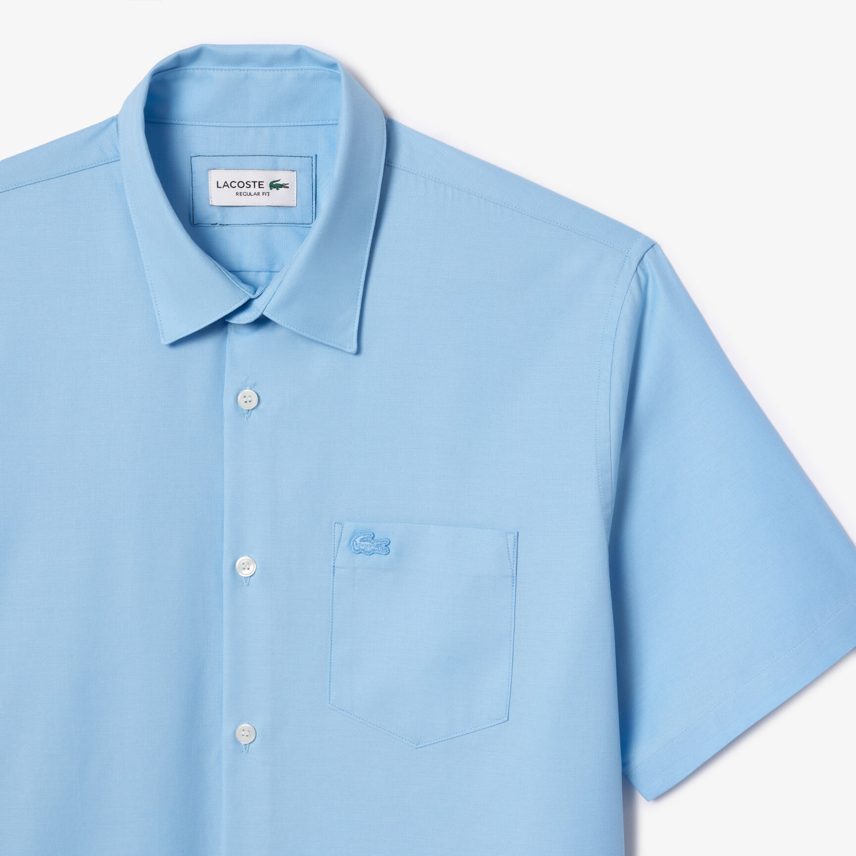 Men's Regular Fit Solid Cotton Shirt - CH8528-00-HBP