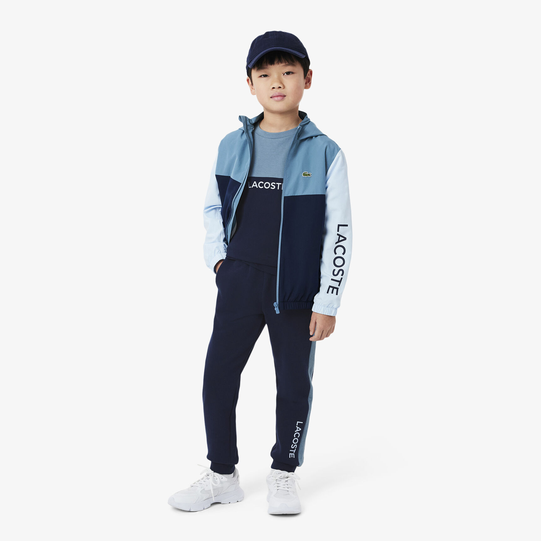 Cotton Colour-Block T-shirt - TJ8440-00-HJI