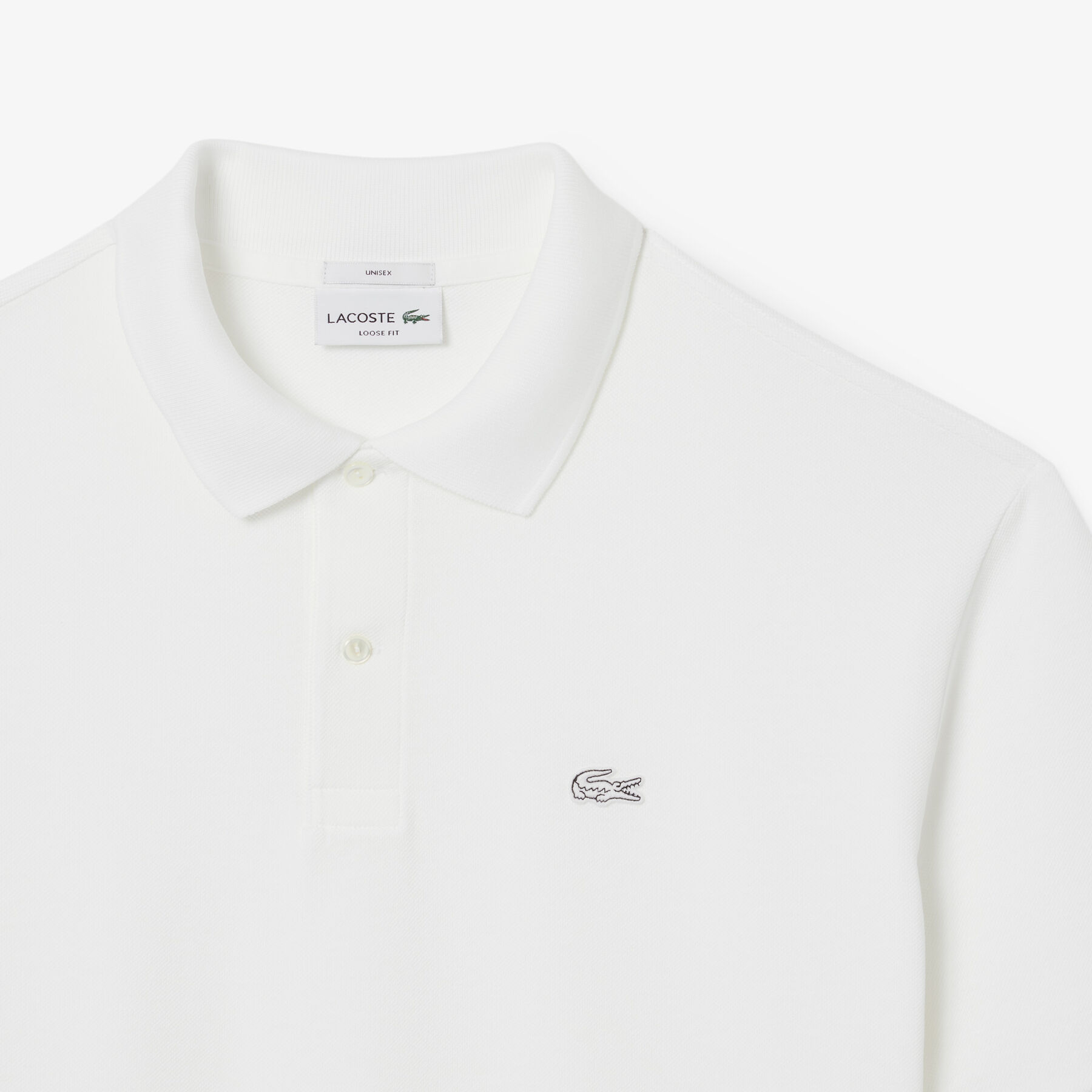 تيشيرت بولو فضفاض من قماش بيكيه ثقيل Loose Fit Heavy Pique Polo Shirt - PH7757-00-001
