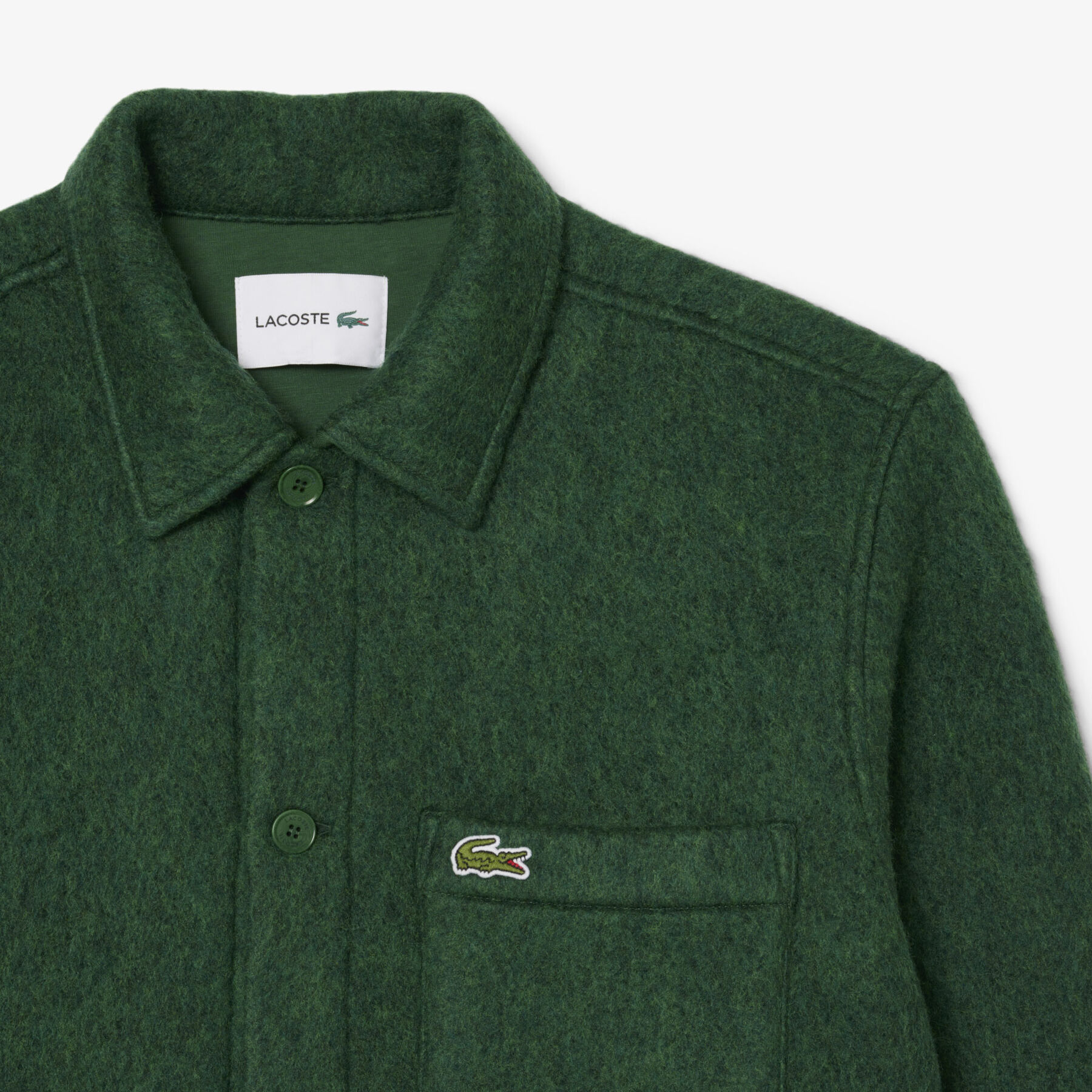 قميص خارجي من مزيج الصوف Wool Blend Felt Overshirt - CH8997-00-132