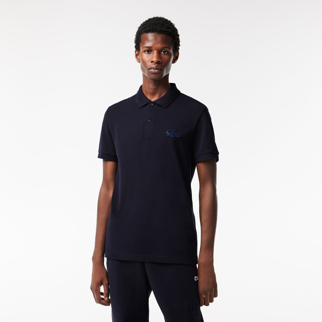 Regular Fit Quilted Crocodile Badge Polo Shirt - PH2100-00-HDE