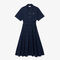 فستان بولو قصير من قماش البيكيه الصغير Flared Petit Pique Polo Dress - EF9621-00-166
