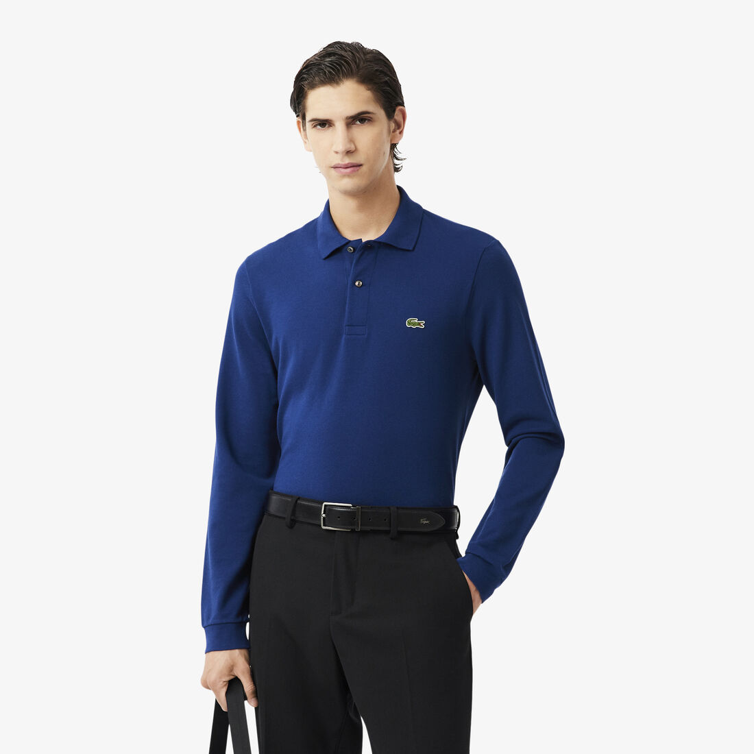 Original L.12.12 Long Sleeve Cotton Polo Shirt - L1312-00-F9F