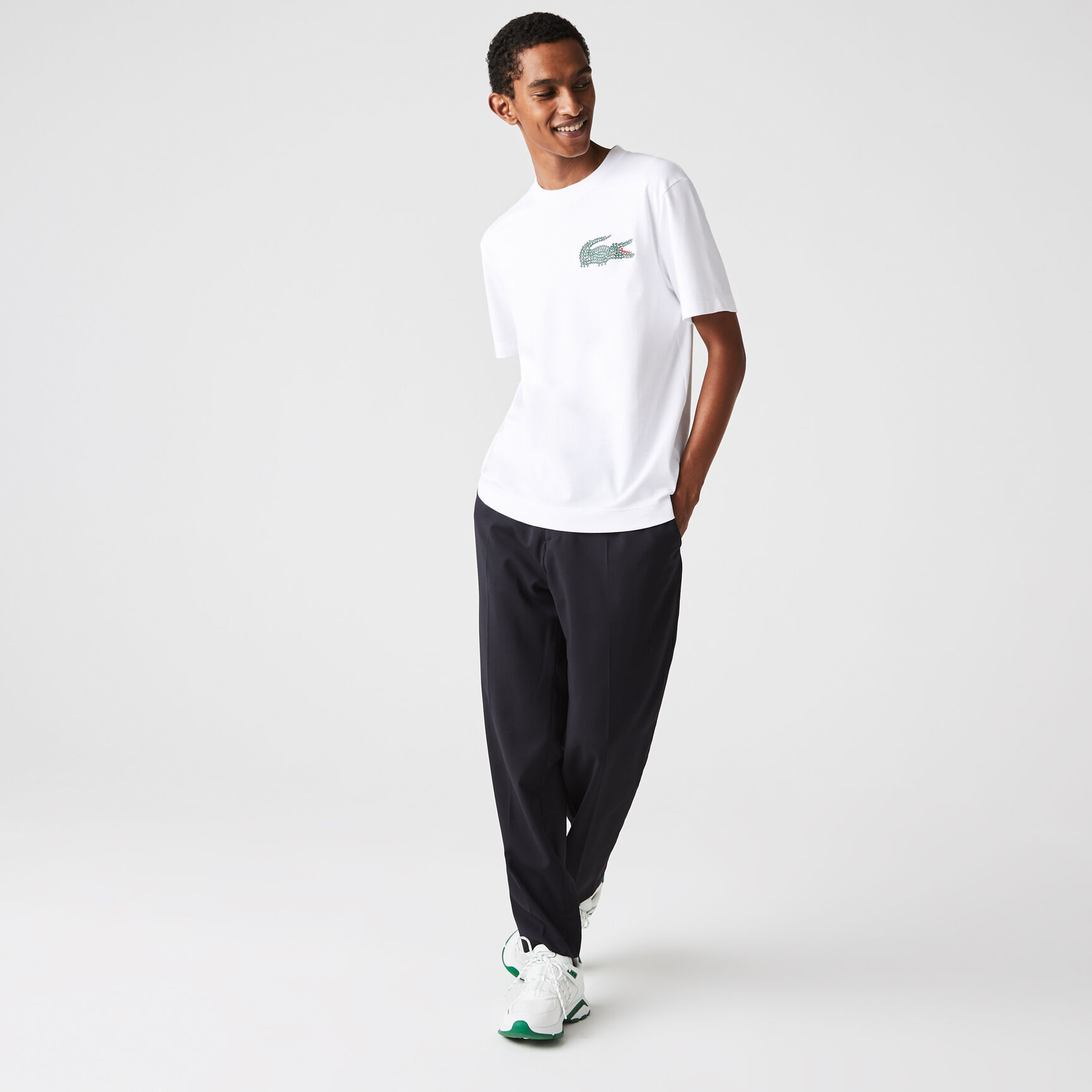 تيشيرت قطن عضوي مطرز للرجال مجموعة Made In France