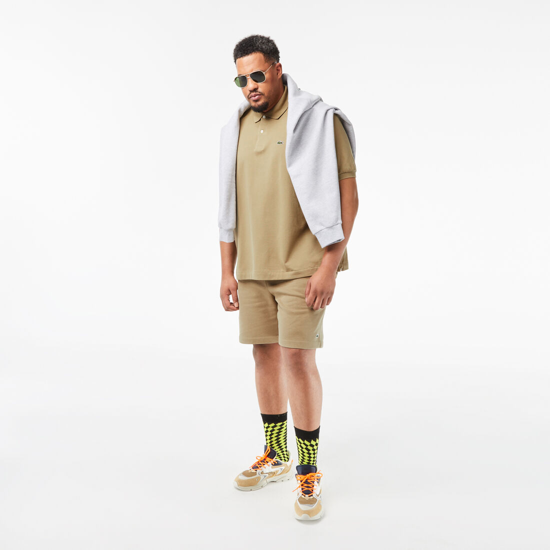 قميص بولو كلاسيكي L.12.12 أصلي Original L.12.12 petit Pique cotton Polo Shirt - L1212-00-CB8