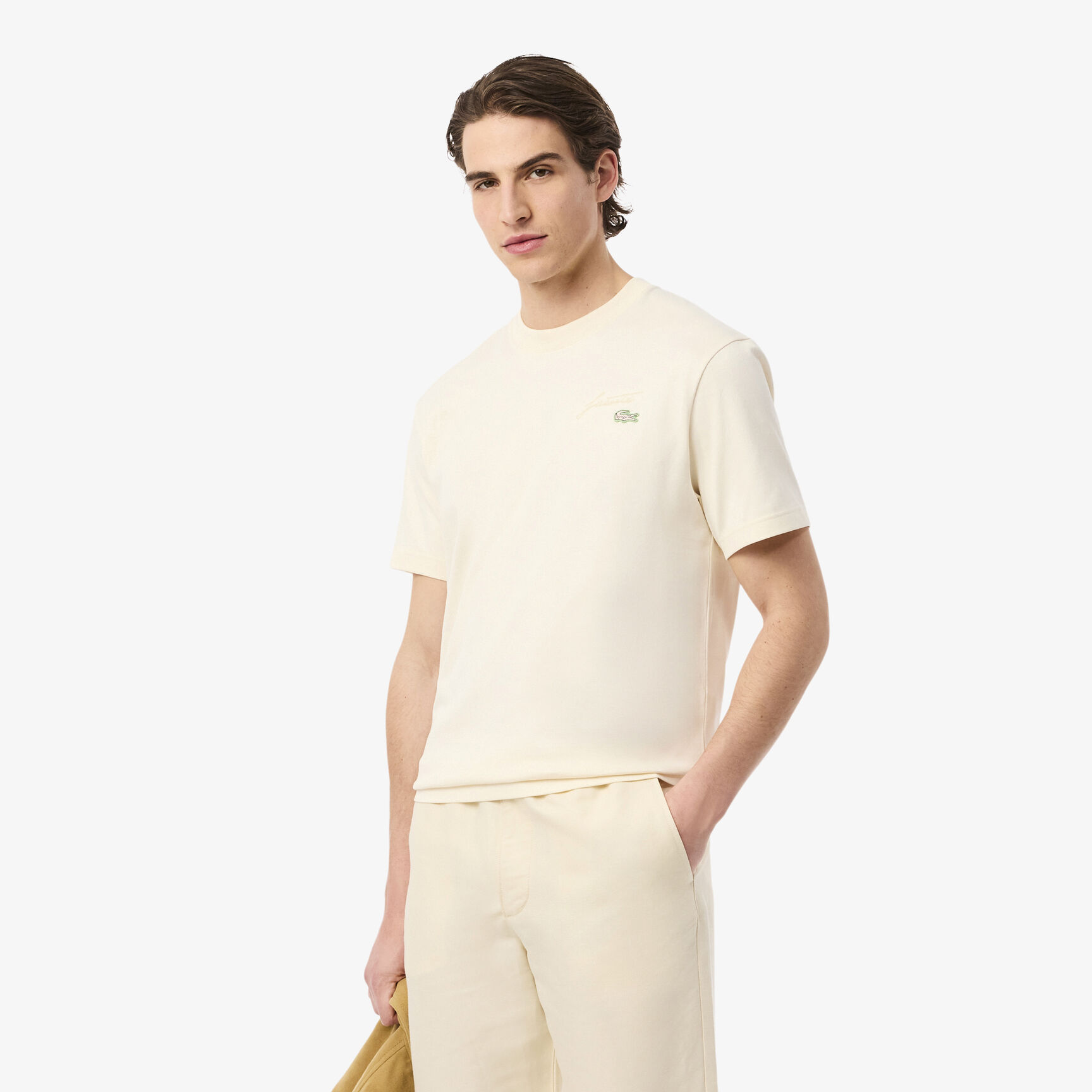 Heavy Jersey Embroidered Signature T-shirt Heavy Jersey Embroidered Signature T-shirt - TH5492-00-XFJ