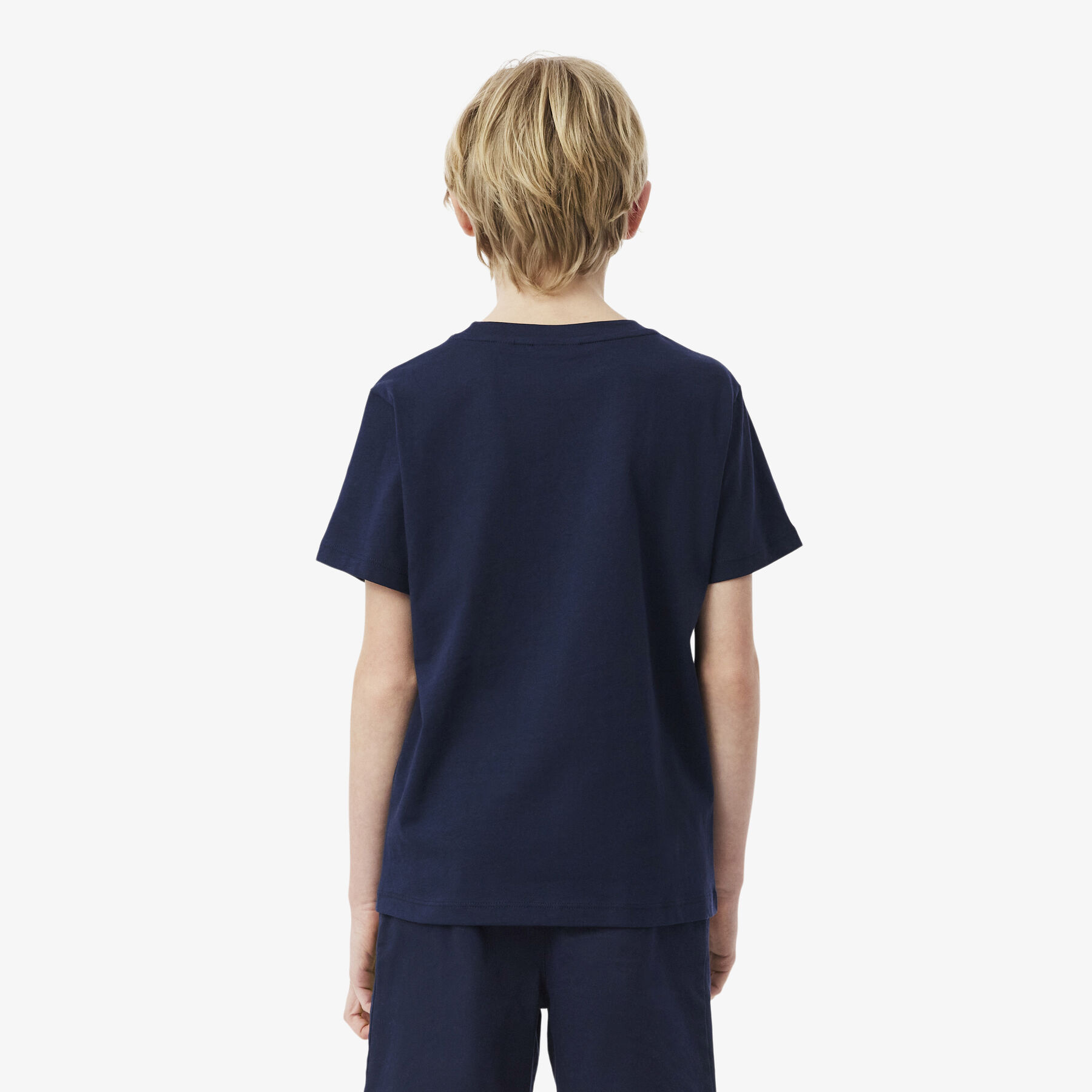 تيشيرت قطني بنقشة جلد التمساح Crocodile Print Cotton T-shirt - TJ7369-00-166