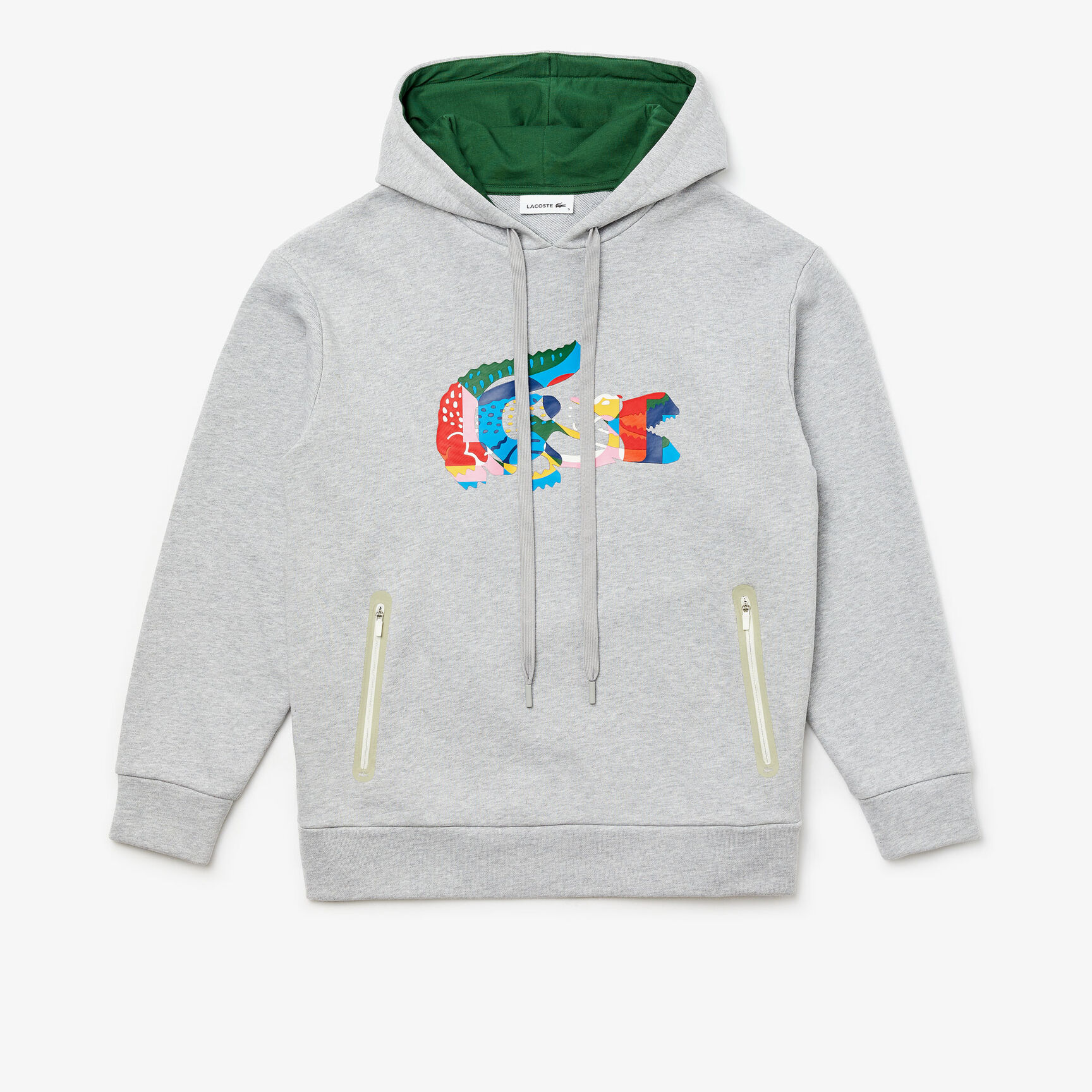 سويت شيرت من الصوف بغطاء رأس مع طبعة التمساح بحجم كبير للنساء سويت شيرت من الصوف بغطاء رأس مع طبعة التمساح بحجم كبير للنساء