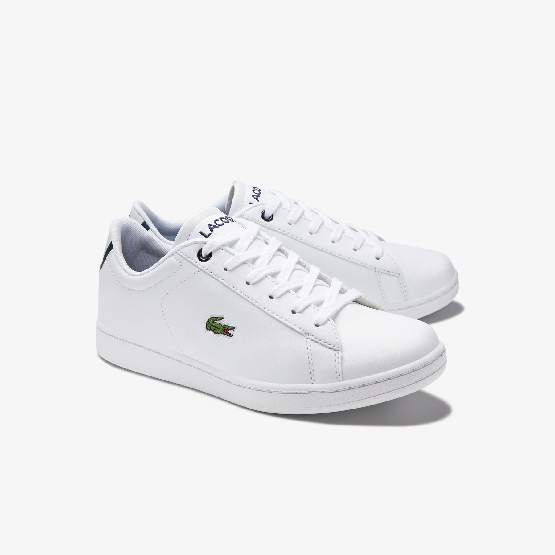 Juniors' Carnaby Evo Mesh-lined Tonal Synthetic Trainers lacoste juniors carnaby evo mesh lined tonal synthetic trainers