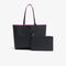 lacoste anna reversible tote with pouch