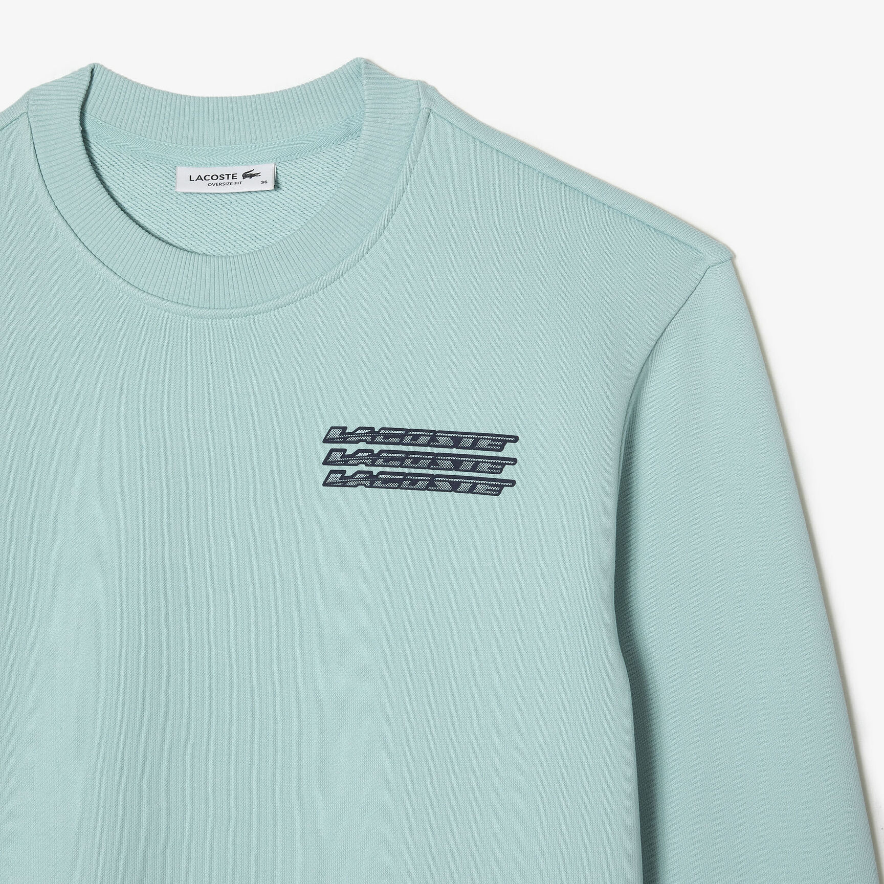 سويت شيرت لاكوست صوف بارز الملمس بطبعة للنساء سويت شيرت لاكوست صوف بارز الملمس بطبعة للنساء