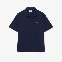 Relaxed Fit Fluid Pique Polo Shirt