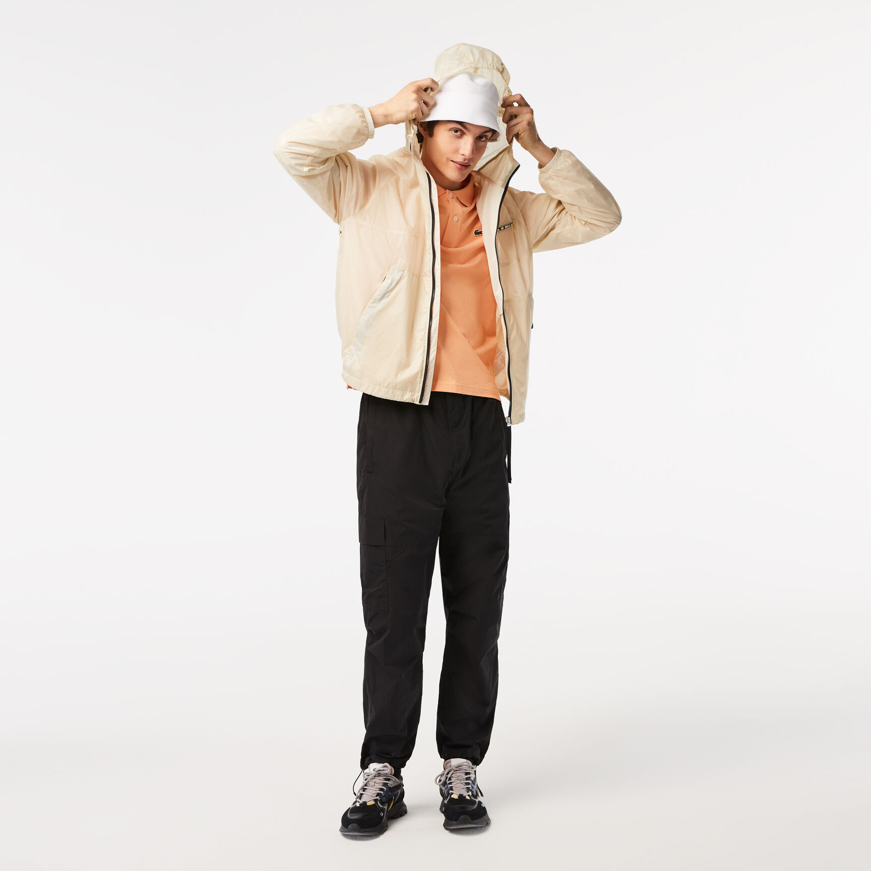 قميص بولو بيكيه بقصة ضيقة L.12.12 قميص بولو بيكيه بقصة ضيقة L.12.12