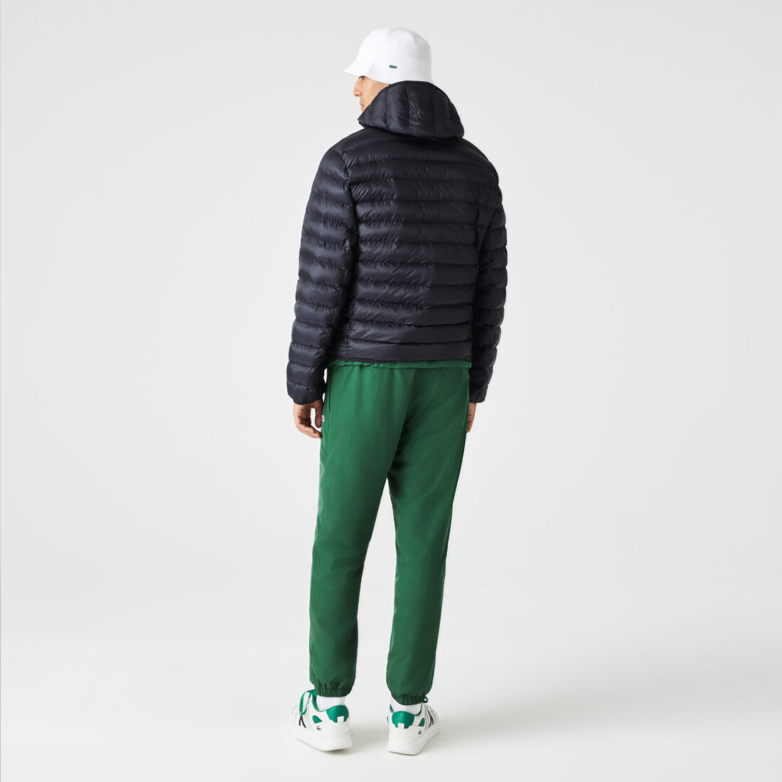 Men's Lacoste Quilted Hooded Short Jacket Men's Lacoste Quilted Hooded Short Jacket - BH0539-00-HDE