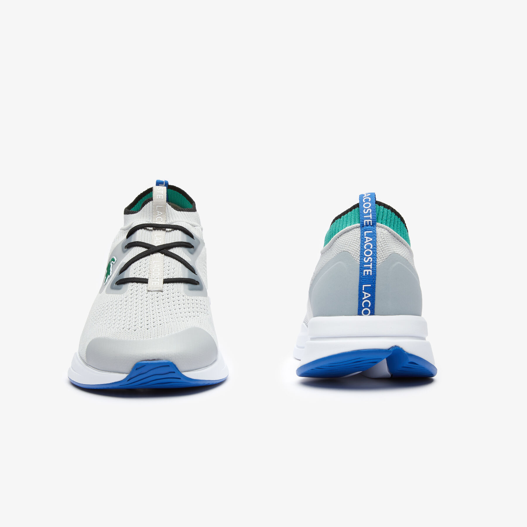 Men's Lacoste Run Spin Knit Textile Sneakers men s lacoste run spin knit textile sneakers