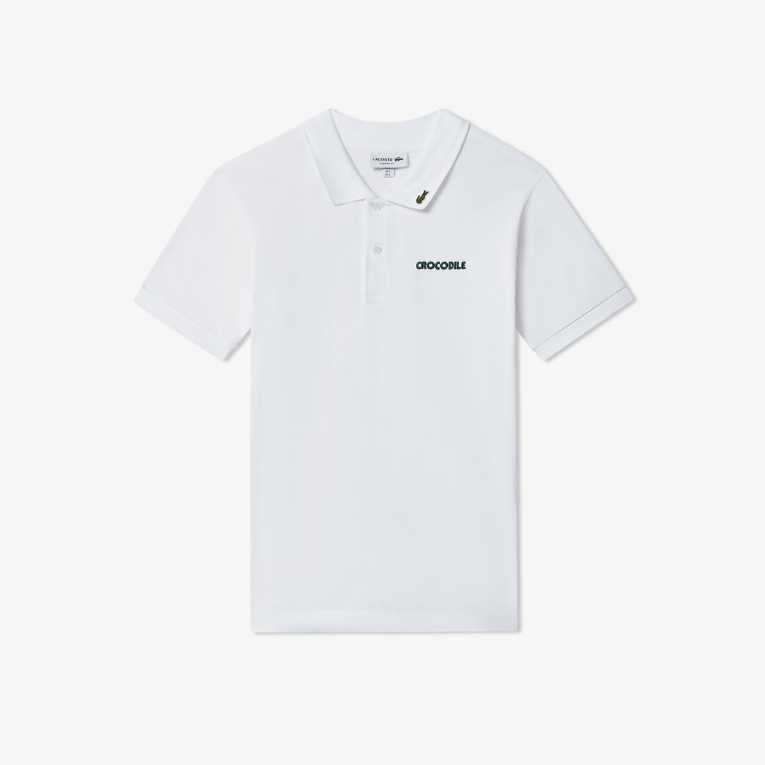 قميص بولو L.12.12 أصلي مطرز بشعار الماركة Original L.12.12 Embroidered Slogan Polo Shirt - PH8017-00-001