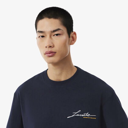 French Made Signature Embroidery T-shirt