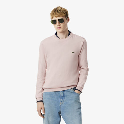 Monochrome Crew Neck Cotton Sweater