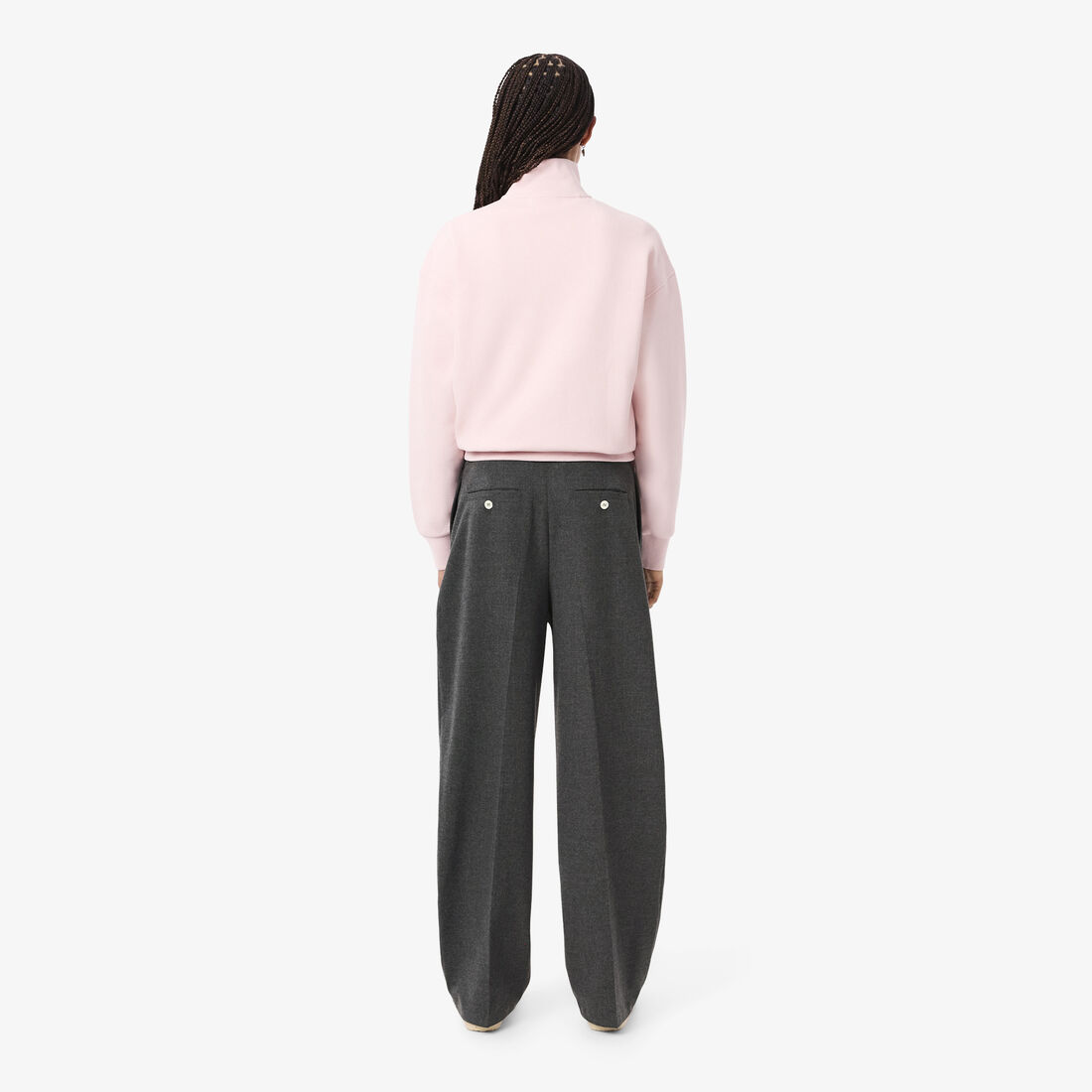 Oversized Pleated Flannel Pants Oversized Pleated Flannel Pants - HF5359-00-050