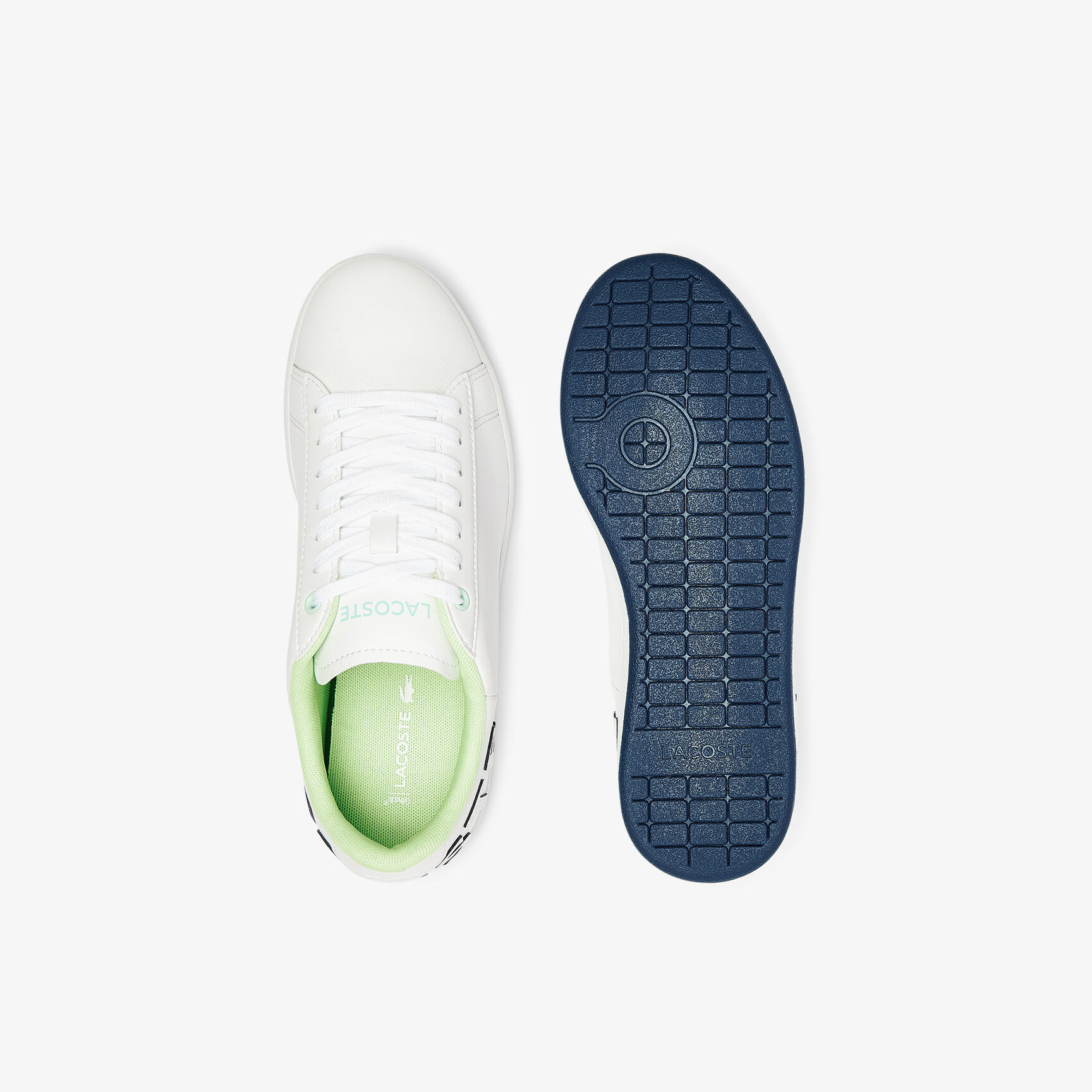 سنيكرز كارنابي ايفو جلد بأجزاء بلون أخضر للنساء