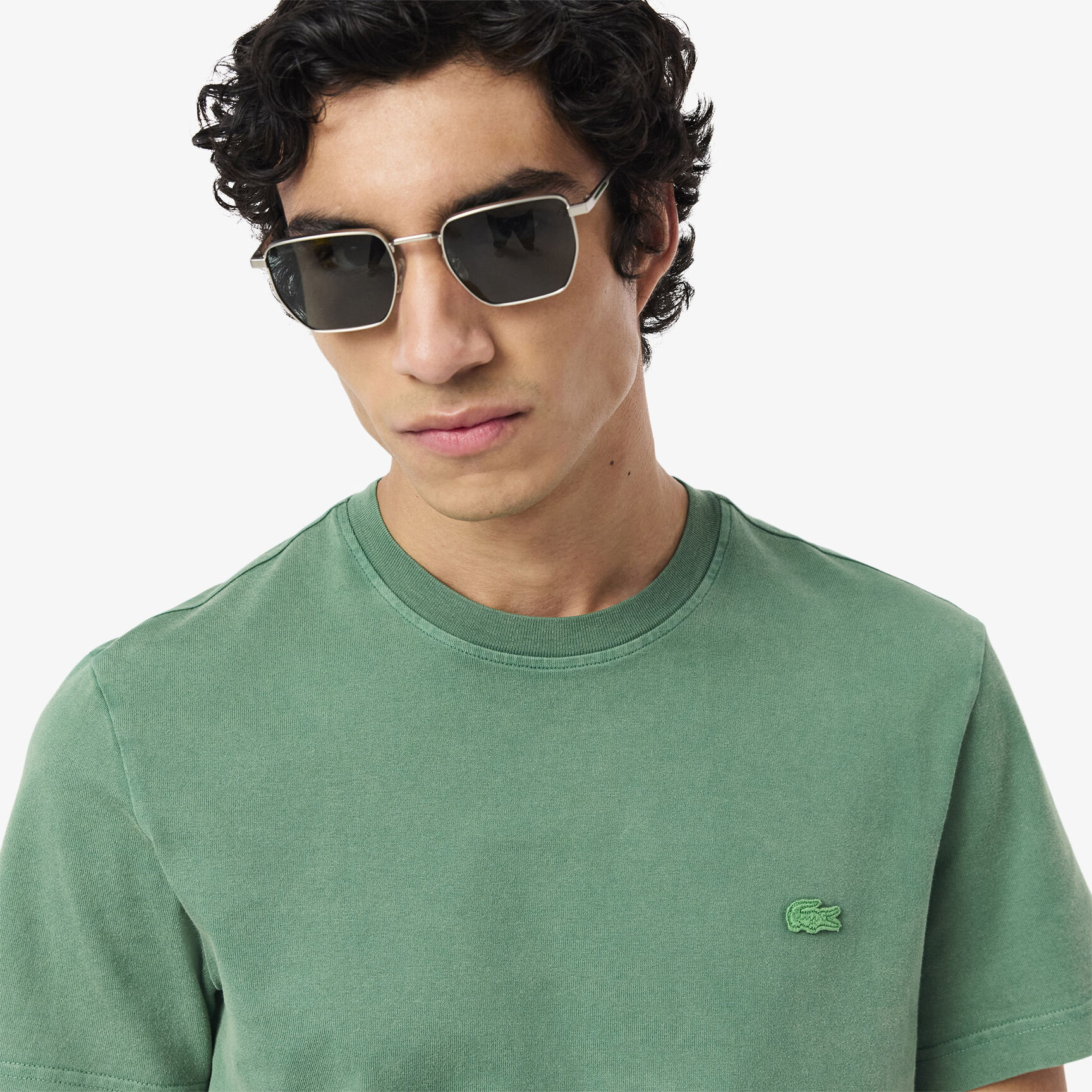 Washed Effect Heavy Jersey T-shirt - TH9894-00-132