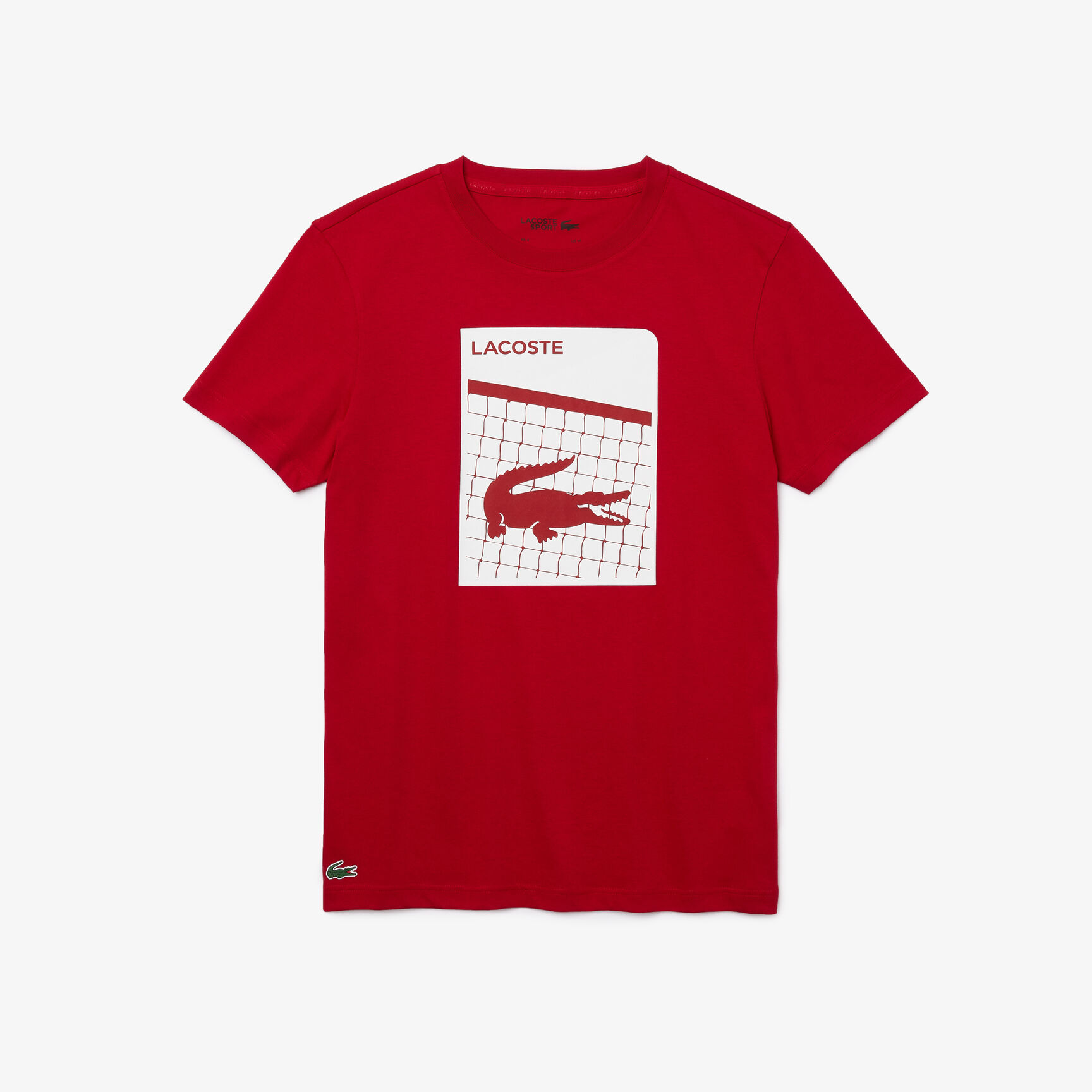 تي شيرت مسامي للرجال مع طباعة ثلاثية الأبعاد مجموعة Lacoste SPORT تي شيرت مسامي للرجال مع طباعة ثلاثية الأبعاد مجموعة Lacoste SPORT