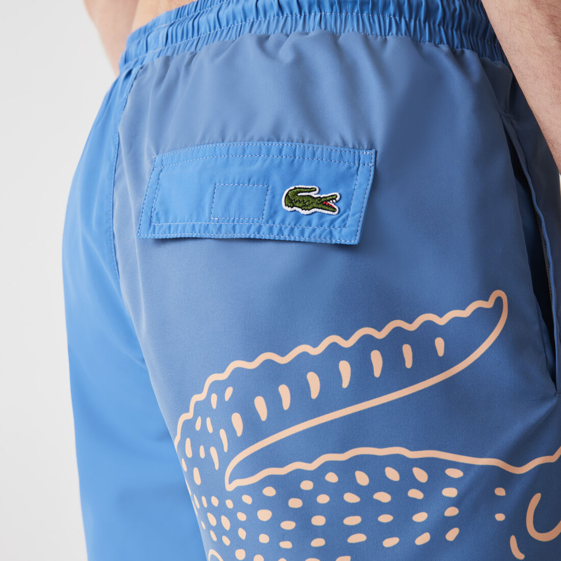 Men’s Bicolor Crocodile Print Swimming Trunks Men’s Bicolor Crocodile Print Swimming Trunks