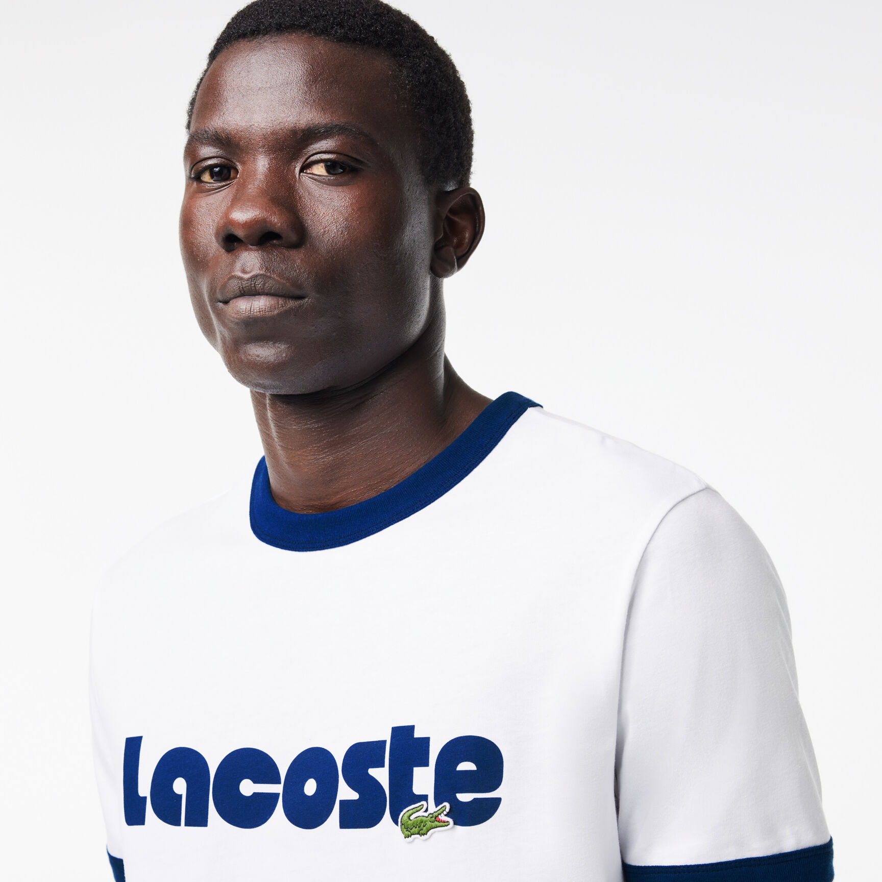 Lacoste Print Contrast Accent T-shirt Lacoste Print Contrast Accent T-shirt - TH7531-00-F2F