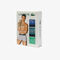 Pack Of 3 Navy Casual Trunks With Contrasting Waistband - 5H3401-00-ILV