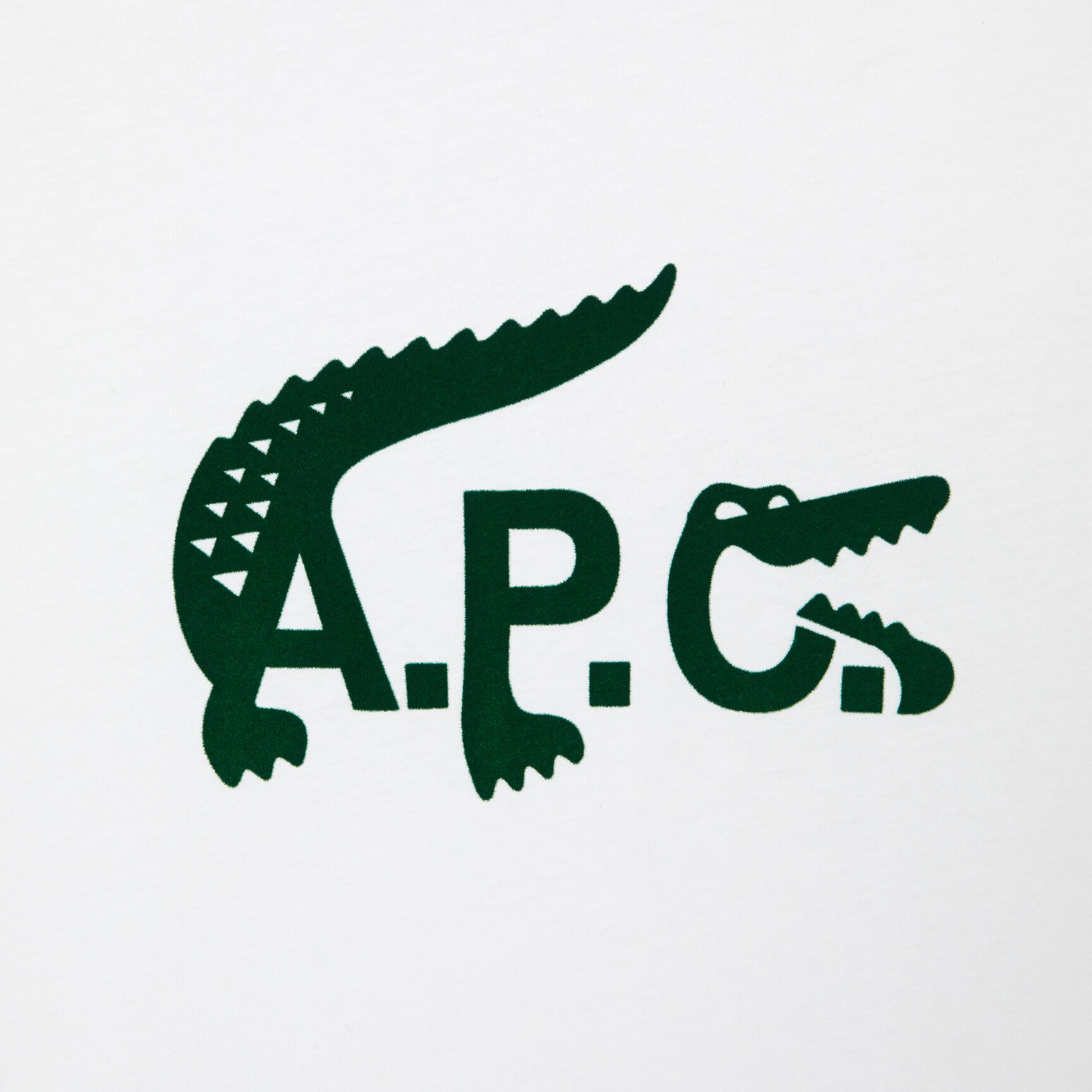 تيشيرت جيرسيه للجنسين مجموعة Lacoste x A.P.C.&lrm;