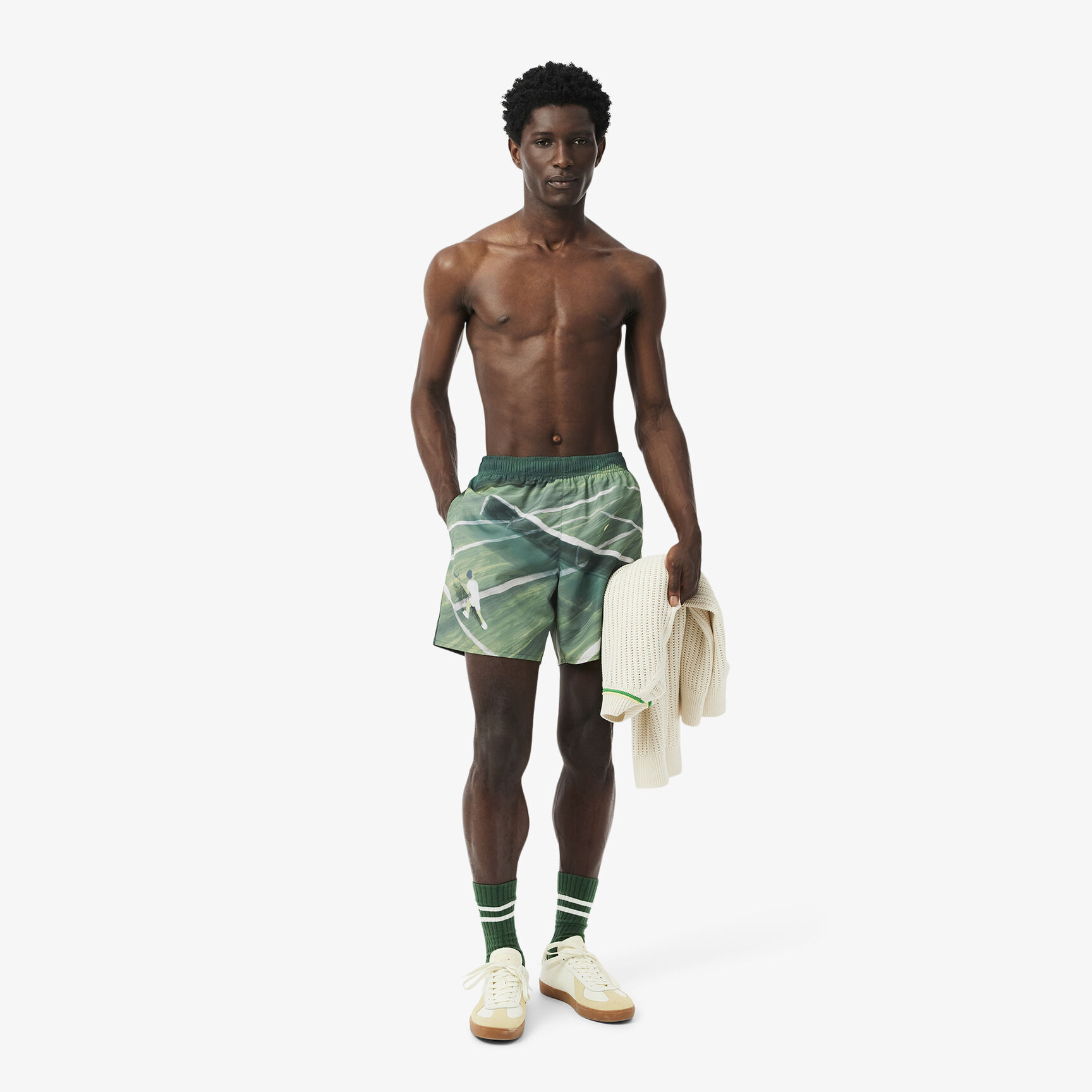 Mid Length Quick-Dry Swim Trunks - MH2126-00-132