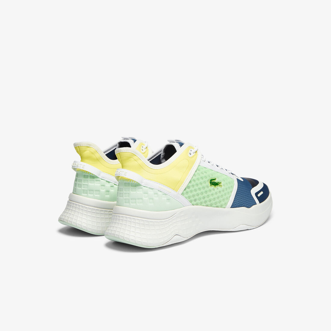 سنيكرز كورت درايف فانتيج قماش بأجزاء بلون أخضر وليموني للرجال سنيكرز كورت درايف فانتيج قماش بأجزاء بلون أخضر وليموني للرجال