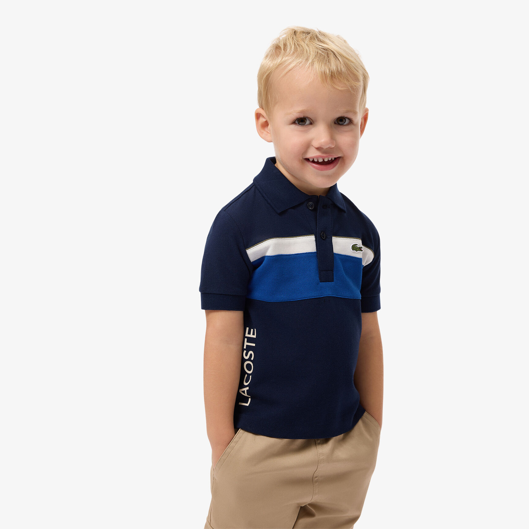 Colour-Block Pique Polo Shirt Colour-Block Pique Polo Shirt - PJ1142-00-5IZ