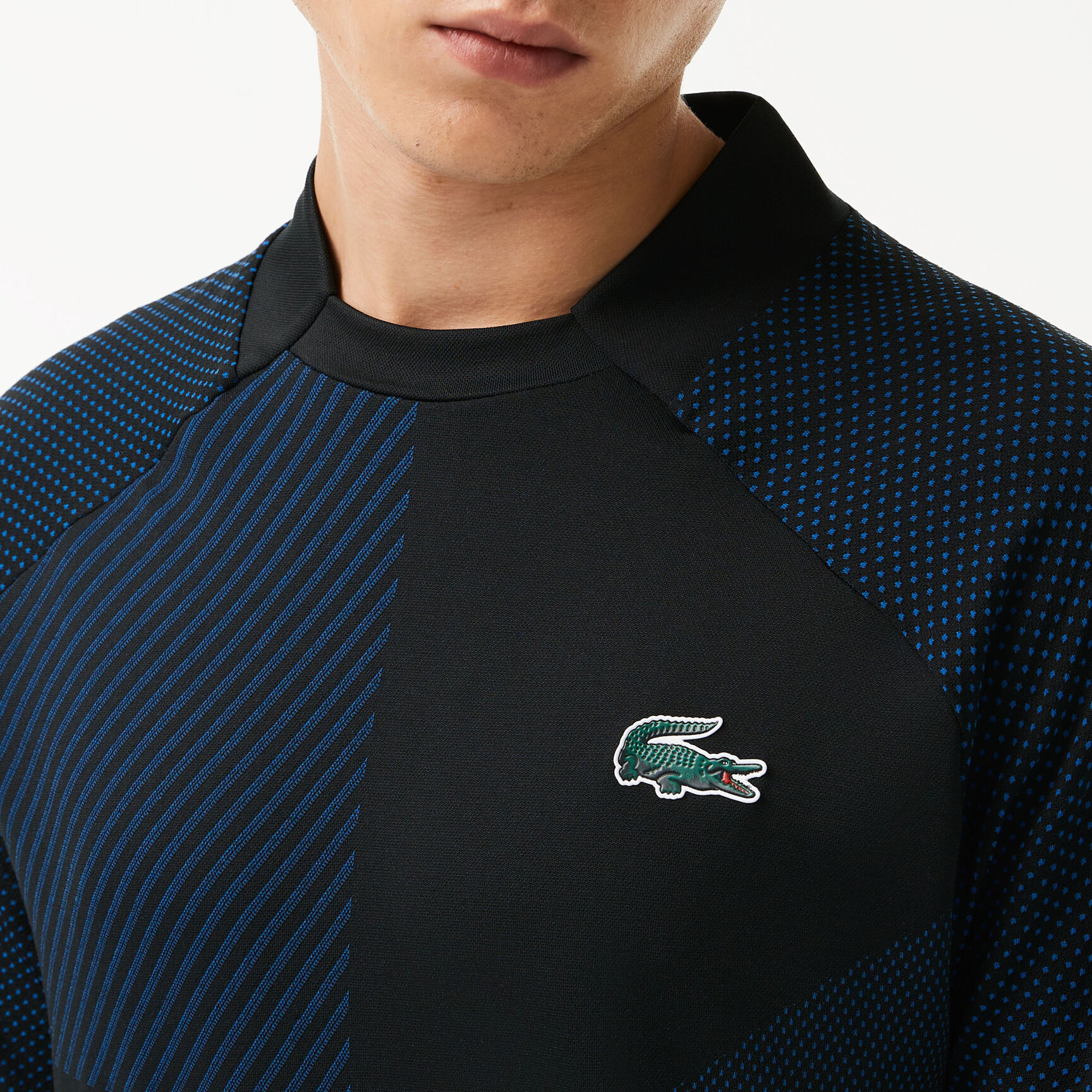 تيشيرت بولو تنس بتصميم بدون حياكة بقصة ضيقة للرجال مجموعة Lacoste SPORT Men's Lacoste SPORT Slim Fit Seamless Tennis Polo Shirt - DH9255-00-985