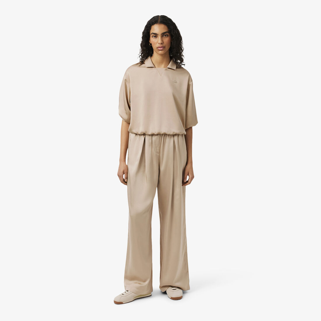 Oversized Elasticated Satin Pants - HF9801-00-X6F