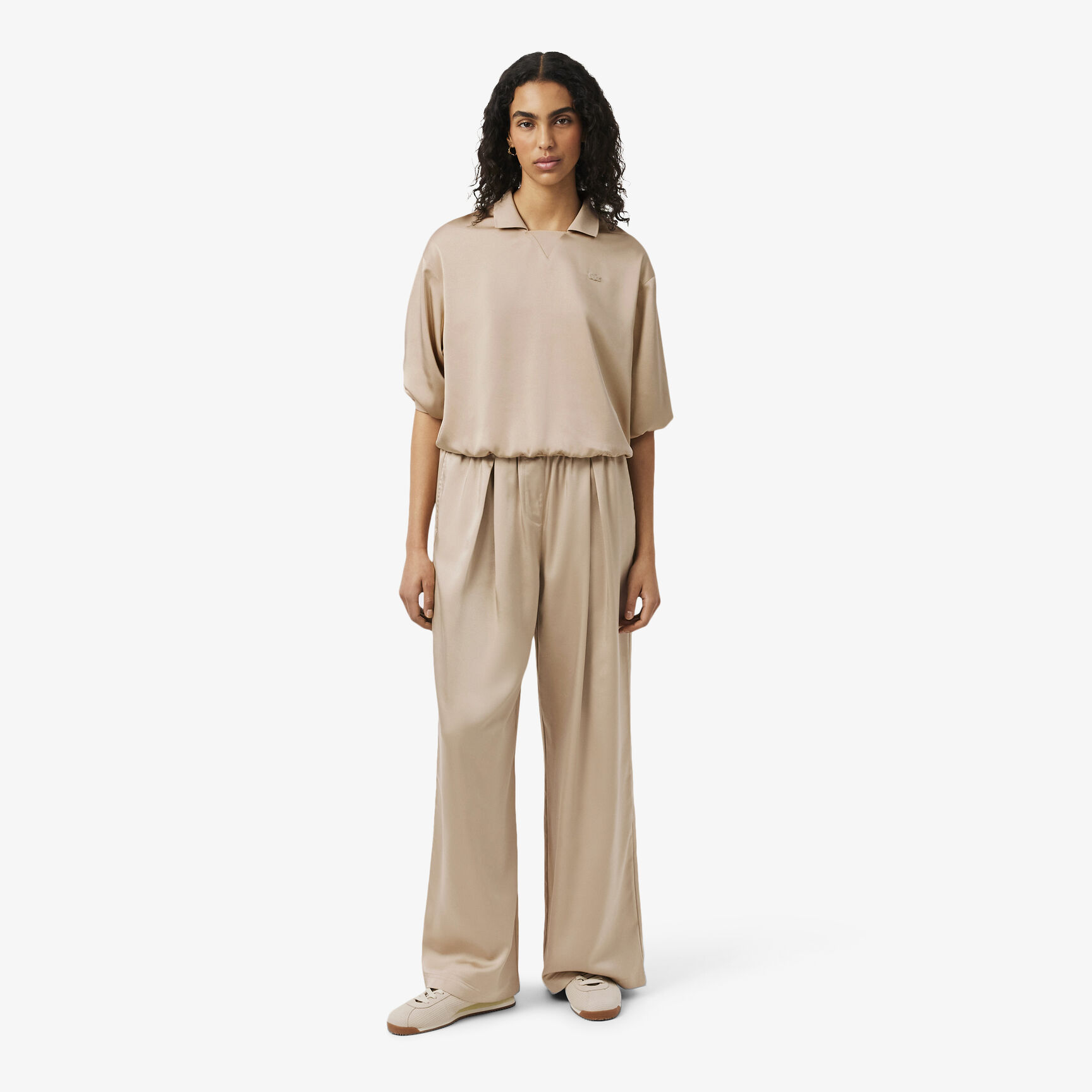 Oversized Elasticated Satin Pants - HF9801-00-X6F