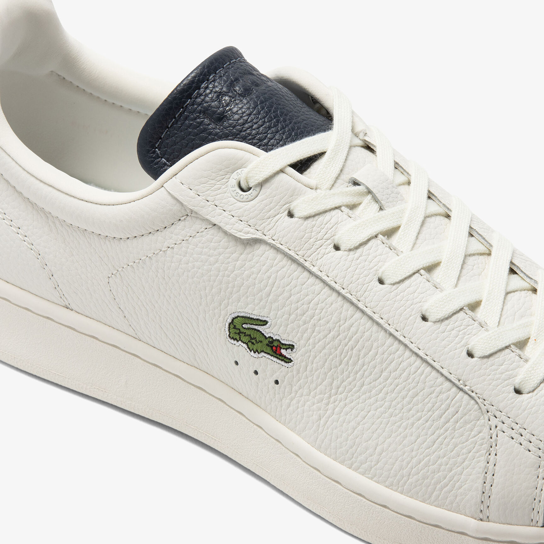 Men's Lacoste Carnaby Pro Leather Tonal Trainers - 45SMA0062-WN1